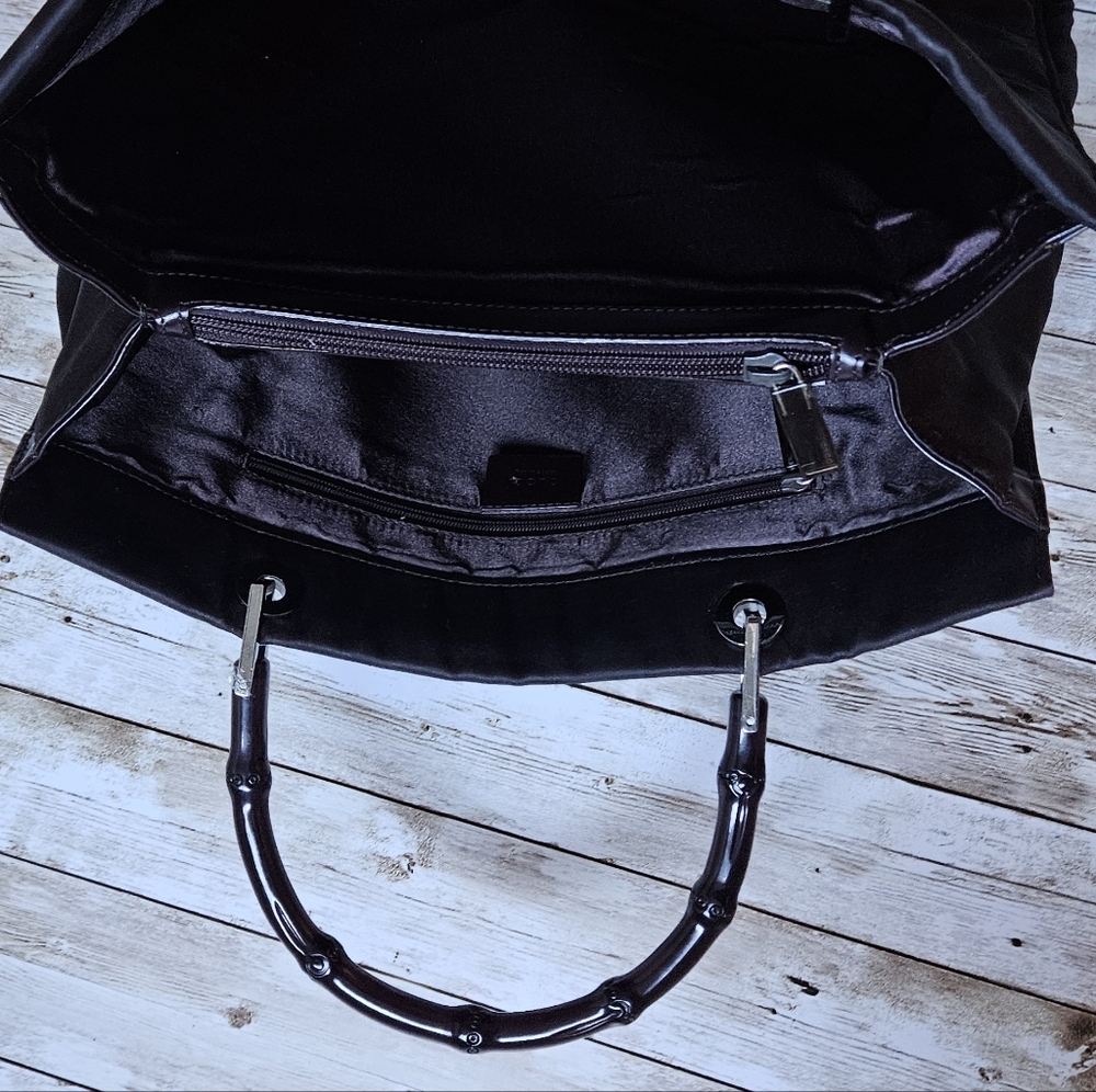 Gucci Bamboo Nylon Tote - Picture 10 of 11